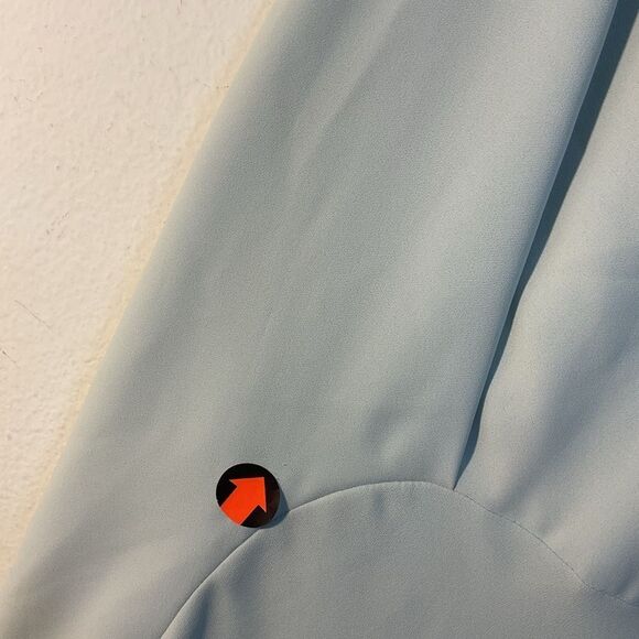 Anthropologie 0’2nd ladies leather tunic vest 4 blue tunic capsule  minimalist - Picture 11 of 15